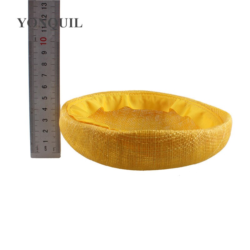 Sinamay-sombreros de 4 capas para mujer, Bases de tocado redondas de 15 CM, de , accesorios para el cabello para de boda
