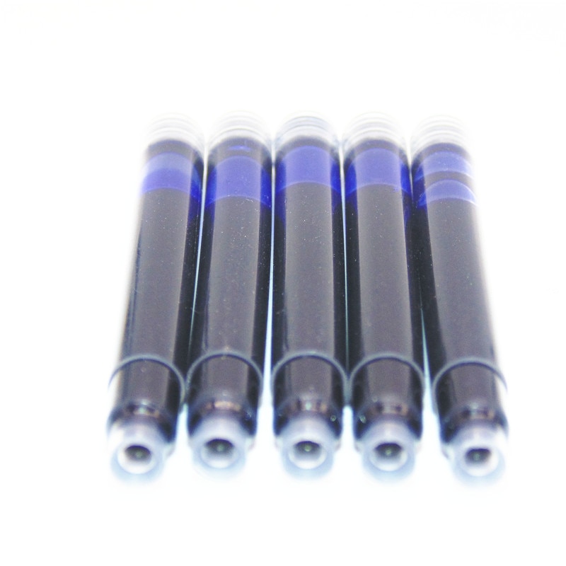 5 stks Geavanceerde Blauw inkt vulpen Geschikt voor soorten pen. pen inkt Refill Pennen, potloden & Schrijfwaren