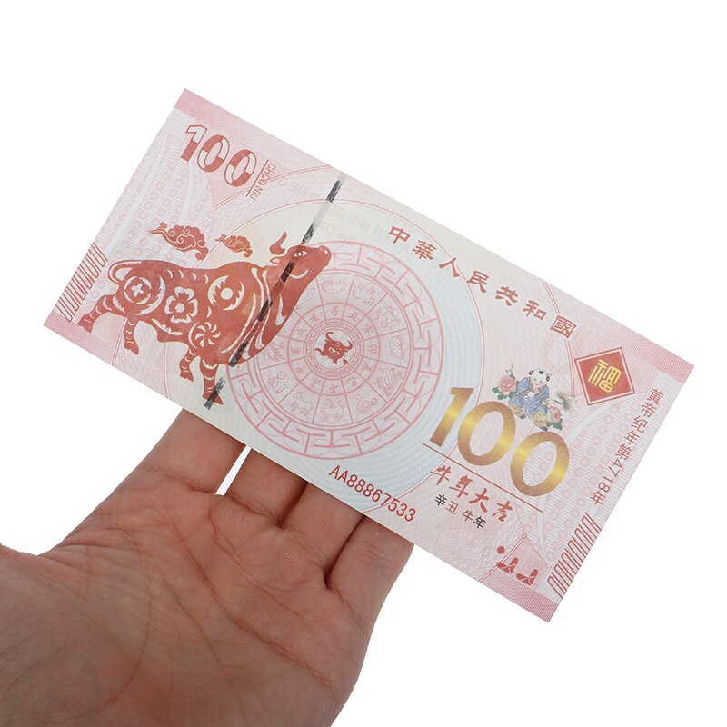 Year Commemorative Note Ox Commemorative Coin Souvenir Decor
