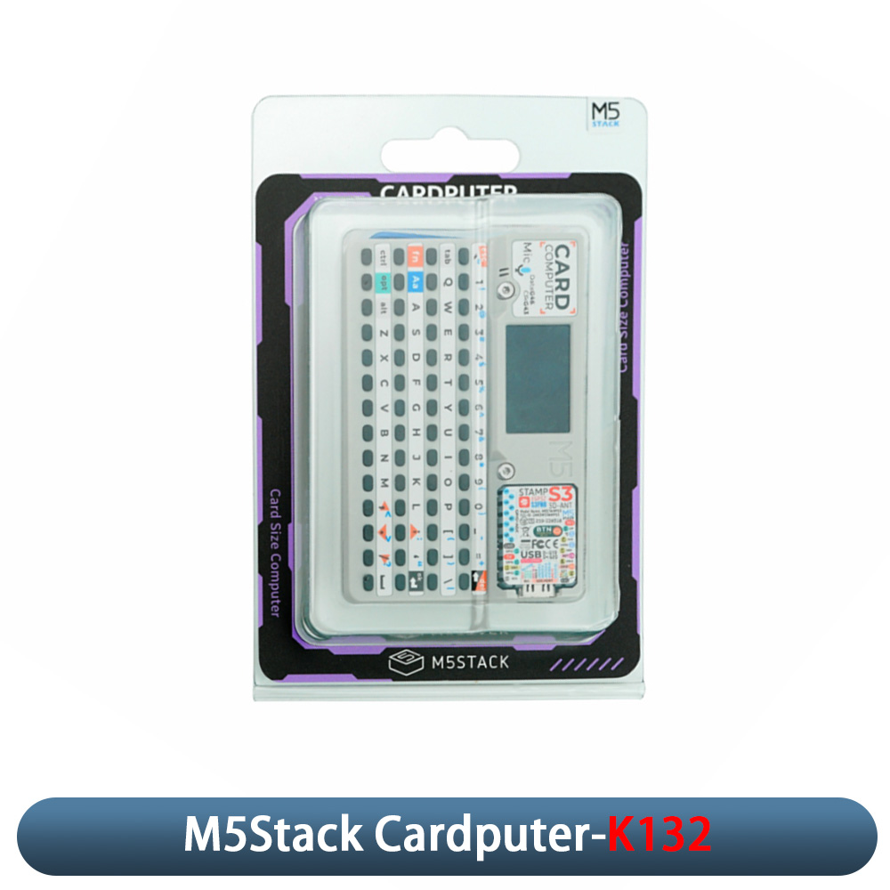 M5stack Cardputer Card Computer 56 Key Programmable Development Board StampS3 Portable Computer for IoT Intelligent system: Default Title