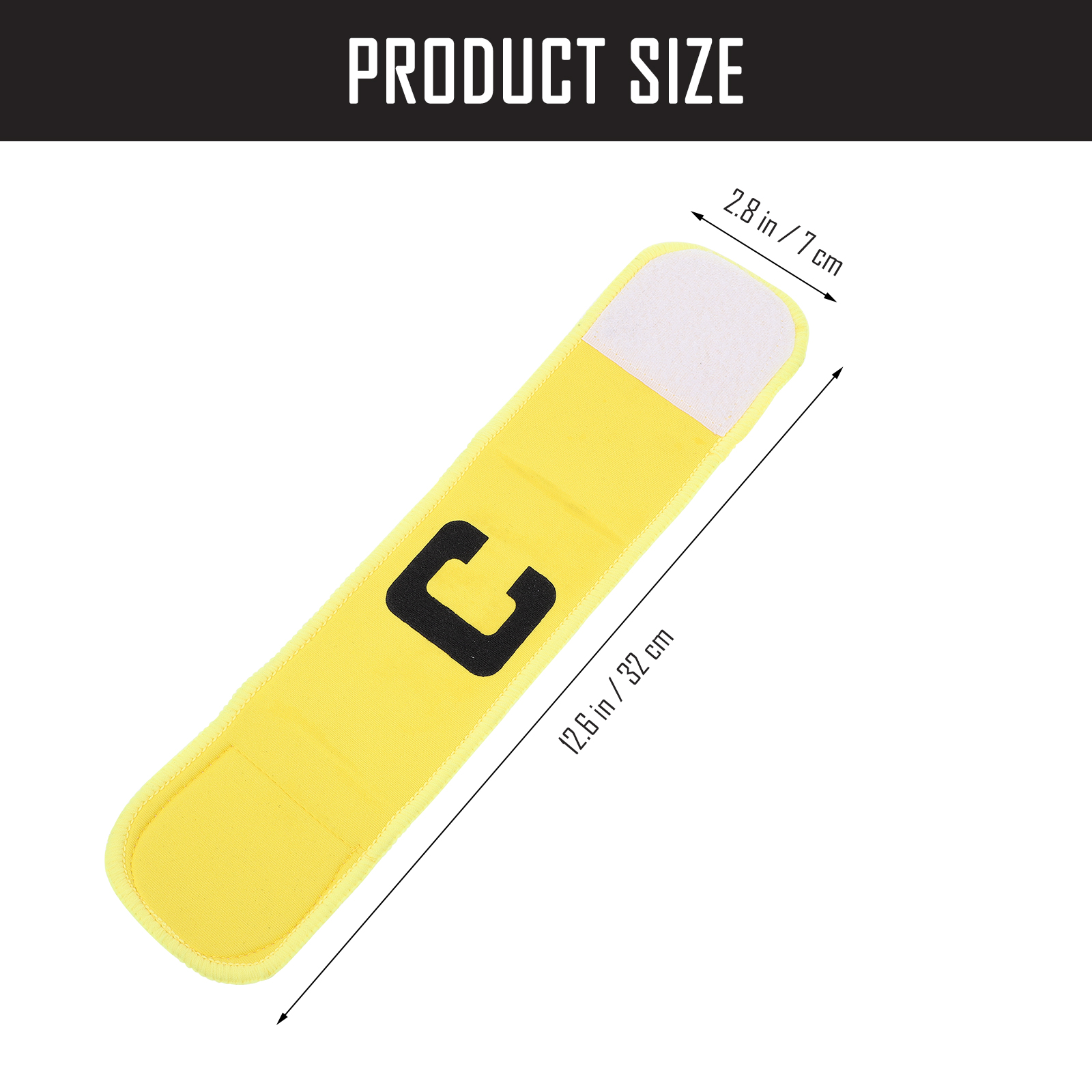 2 pcs band captain armband portable arm band soccer accessory soccer armband for player soccer sports