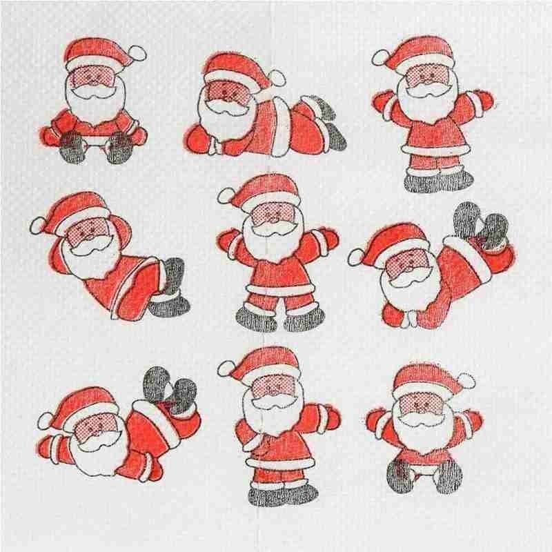 1 rouleau de papier toilette de noël rouleau papier impression père noël bain fournitures de noël décor de noël tissu Navidad noël papier toilette