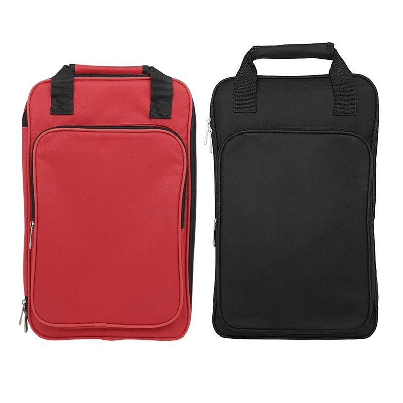 Bolsa de almacenamiento de palo de tambor de algodón grueso, palos de percusión musicales portátiles, mochila de almacenamiento, accesorios de instrumentos