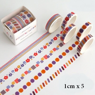 3Meter Scrapbooking Washi Tape Lovely Grid Basic Shape Notebook Diary Planner Diy Accessory Masking Tape: square