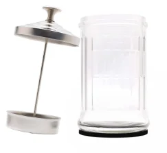 Schönheit Haar Schönheit Schwamm Boden Edelstahl Glas Desinfektion Krug Filter Sauber Sterilisation Container Salon Werkzeuge: Rose verrotten