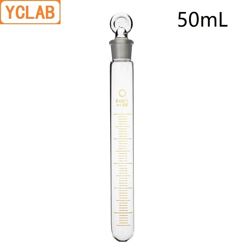 SKYPRO 10 Stks 20 Ml Centrifugebuizen Gegradeerde Glas Reageerbuizen met Schroefdoppen Hoge Temperatuur Bestand Kalibratie Reageerbuizen