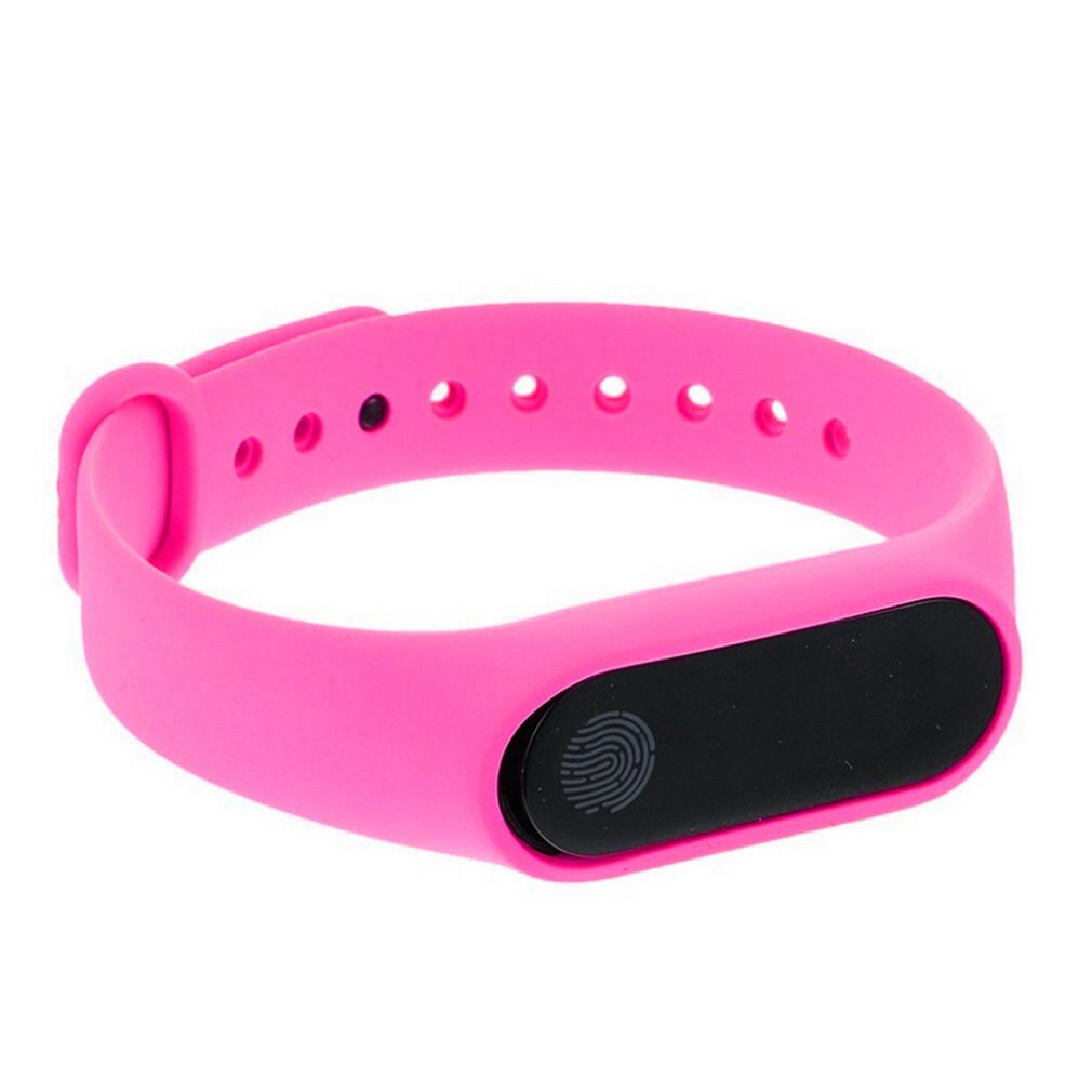 0.42 Inch OLED Screen APP Message Reminder Smart Watch Fitness Tracker Heart Rate Monitor Smart Wrist Watch: pink