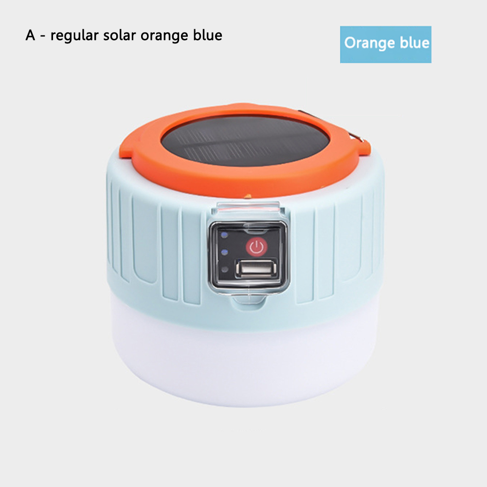 Lampe De Camping LED Solaire Et USB – Rechargeable, 3 Modes, Crochet Suspendu, IPX4, 400mAh, Style Rétro à Filament
