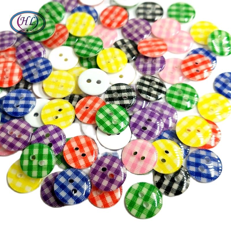 Hl 12Mm 50/100Pcs Veel Mix Kleuren Rooster Hars Knoppen Shirt Kleding Naaien Accessoires Diy Scrapbooking