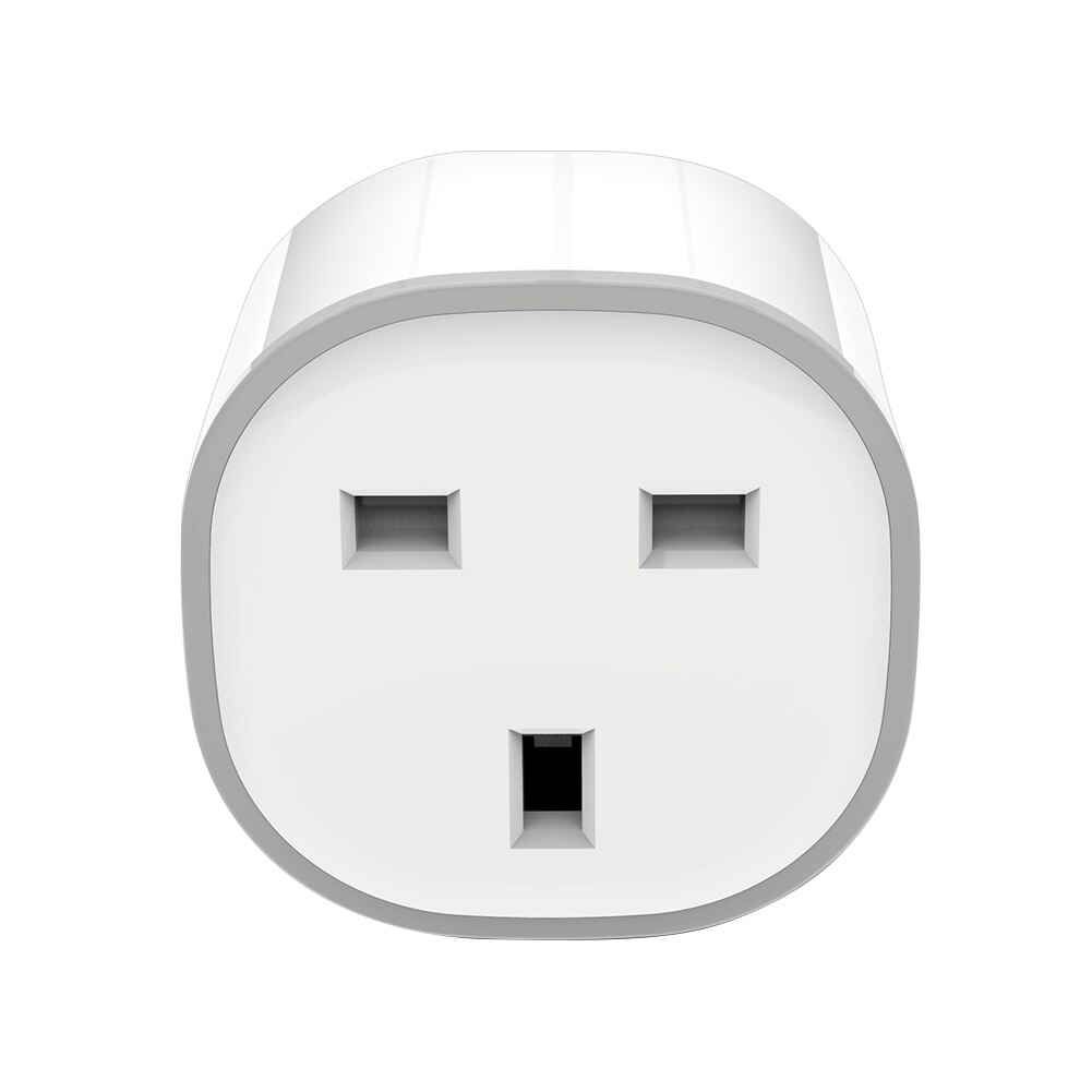 Smart Plug UK - Works with Alexa & Google Home - WiFi Remote Control - 10A 220V 600W - Overload Protection: Square