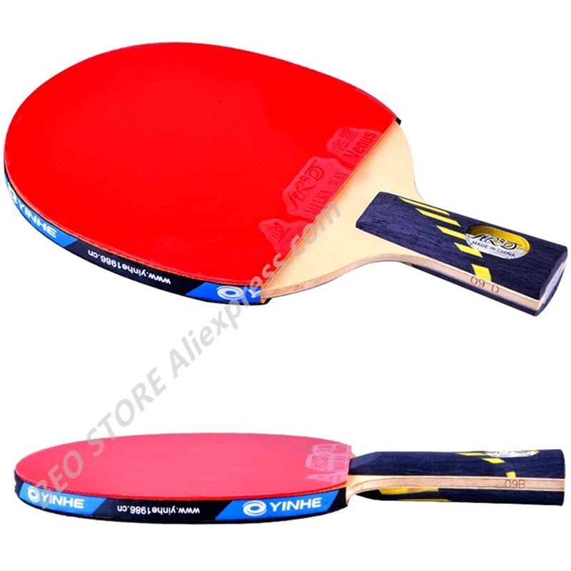 Yinhe 9-Ster Racket Galaxy Hout + Carbon Off + + Pips-In Rubber Tafeltennis Rackets Ping Pong bat