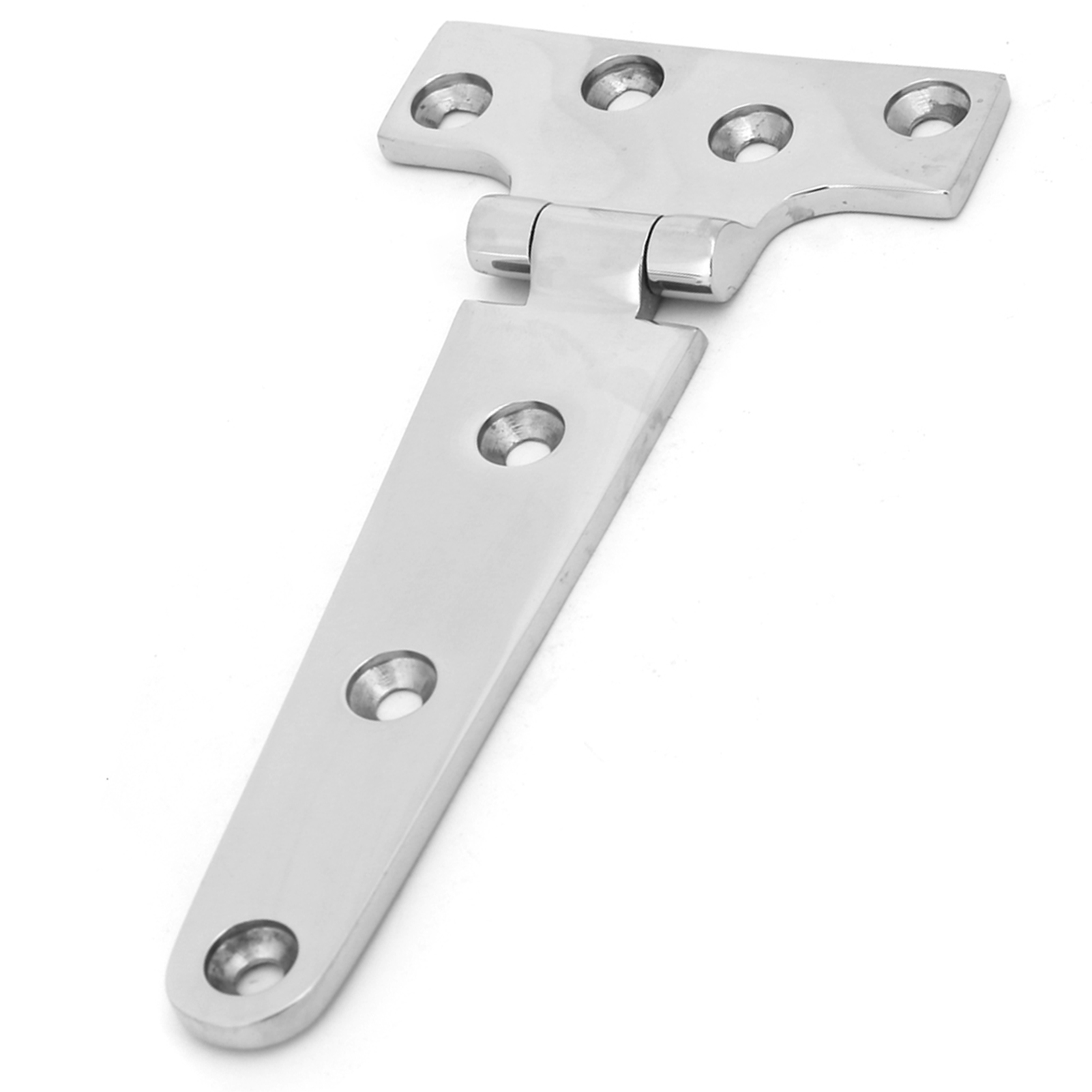 Dørhengsel t-type hengsel havn støthengsel fortykket rustfritt stål t-type hengsel hjem dør porttilbehør 151*75*4.5mm hengsler