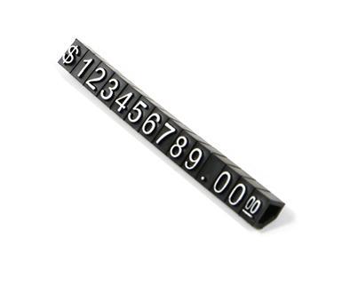 360 würfel Weiß Auf Schwarz Einstellbar Preis Anzeige Tag Label Einzelhandel Shop Digit Cube Stick Für Kleidung Schmuck Preis display: 2