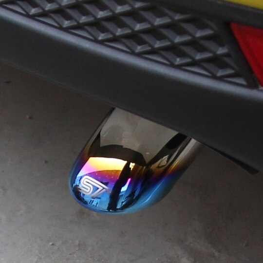 Suitable for Ford focus blue tail throat stainless steel exhaust pipe fox modified special decoration