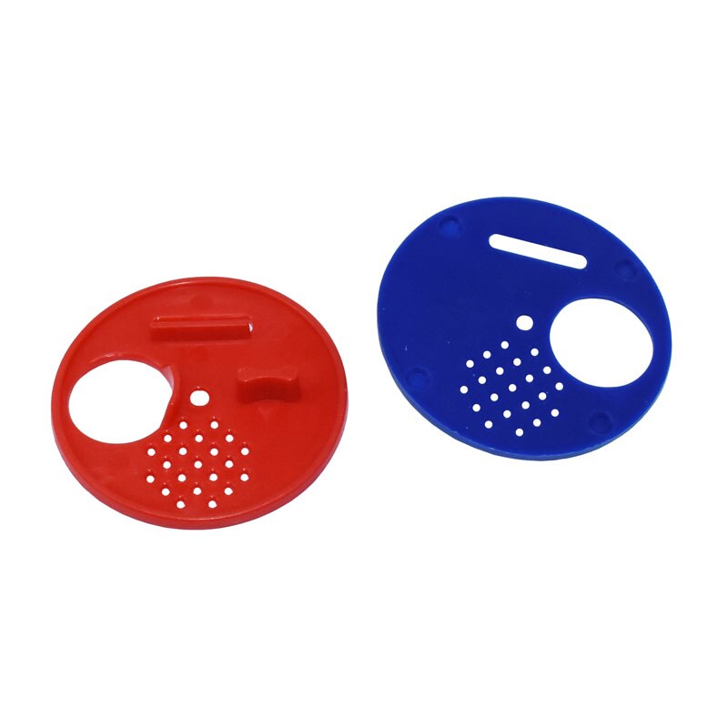 Herramientas de apicultura para colmenas, utensilio redondo de plástico para puertas de abejas, suministros para insectos, 4 Uds.