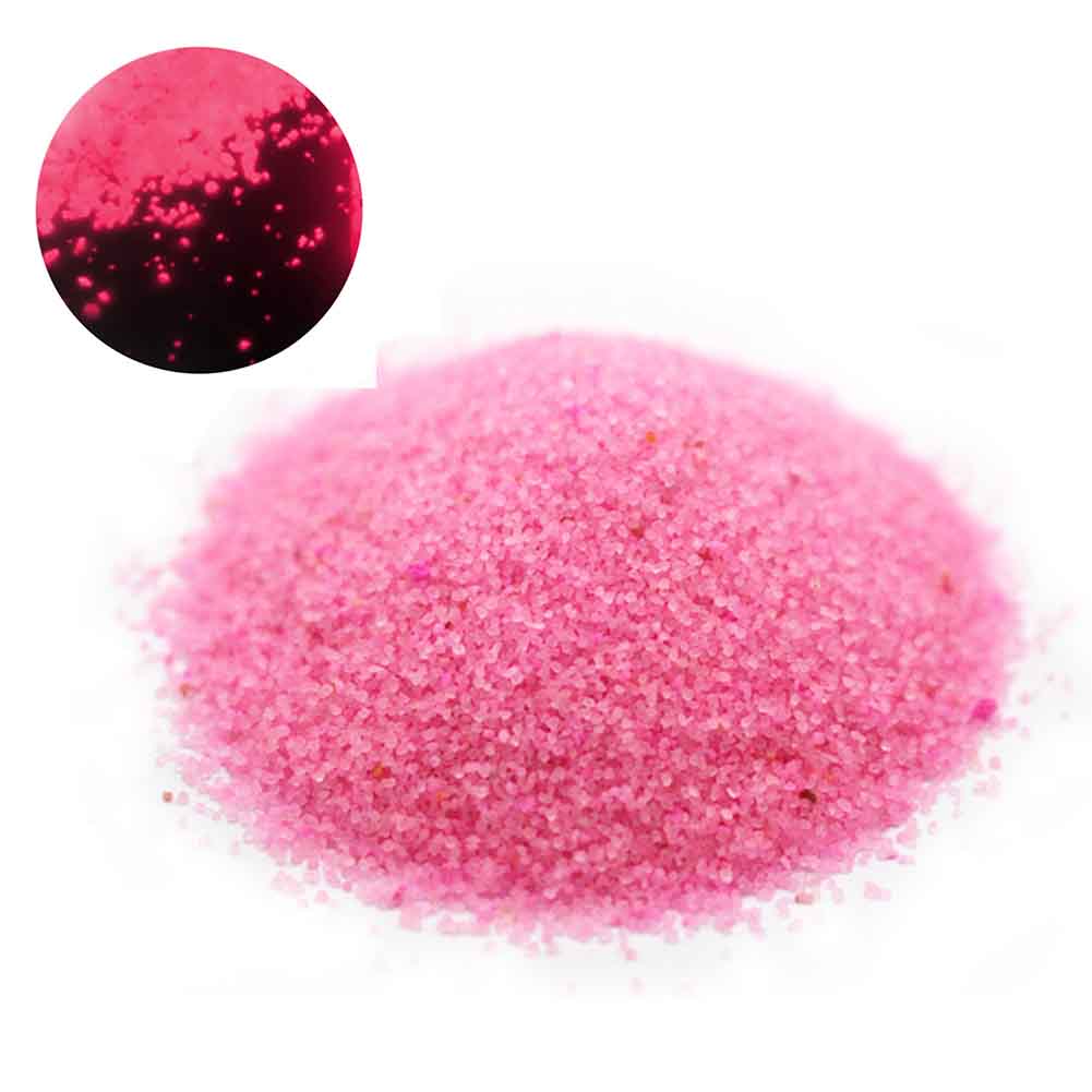 Fish Tank Decor Aquariums Home Starry DIY Luminous Sand Fluorescent Kid For Garden Wishing Bottle Glow In Dark Ornaments: Rose Red