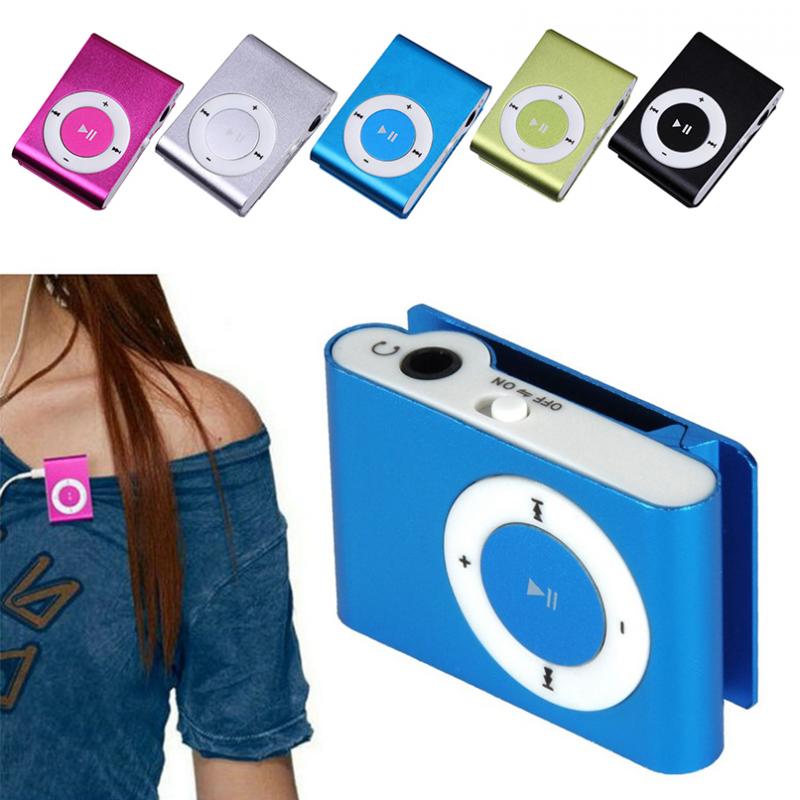 Portable Mini USB Flash Digital MP3 Player Support Flash 32GB TF Card Slot Music Player FM Radio Supports USB 2.0/1.1