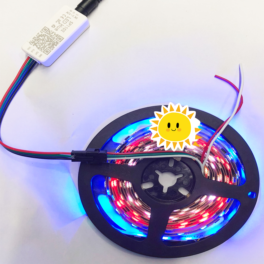 WS2812B WS2811 Addressable LED Bluetooth Controller iOS Android App Wireless Remote Control DC 5V~12V for SK6812 SK6812-RGBW WS2