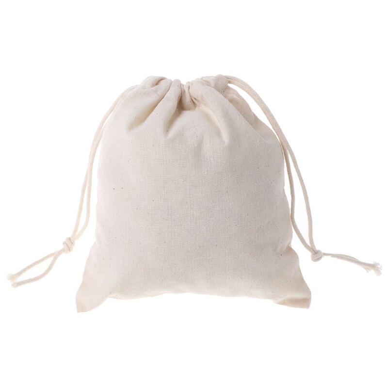 Natuurlijke katoenen trekkoordtas, opbergzak, wasgoed, kledingafwerking, trekkoordtassen, handtas