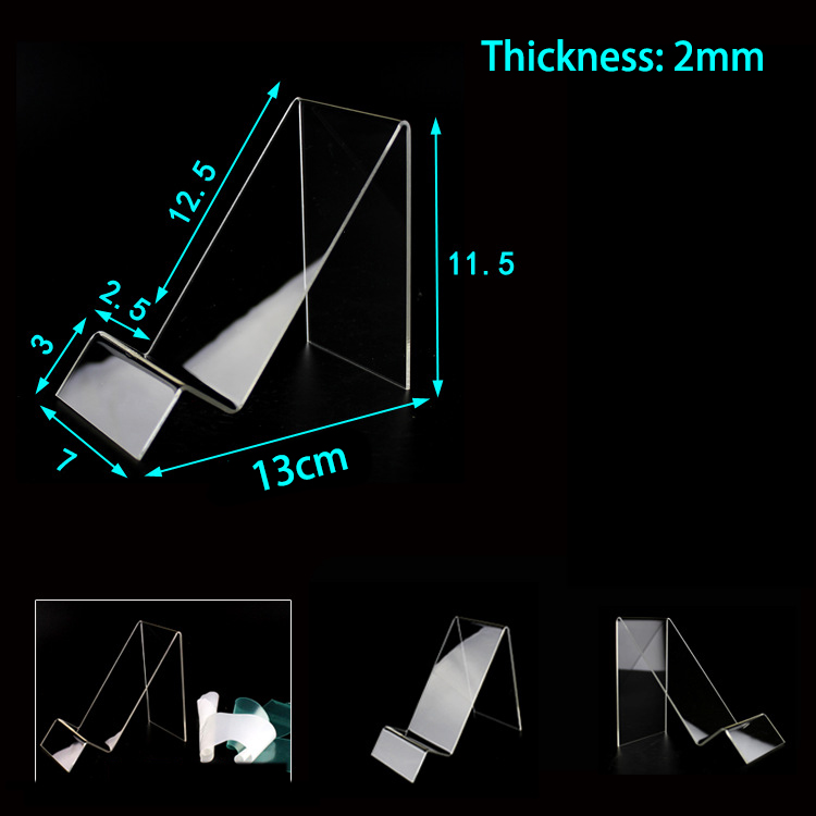 Soporte de exhibición de zapatos transparente de acrílico, soporte de estante de zapatos en forma de U para tienda de zapatos, elevador de exhibición, organizador de almacenamiento de zapatos para el hogar: naranja