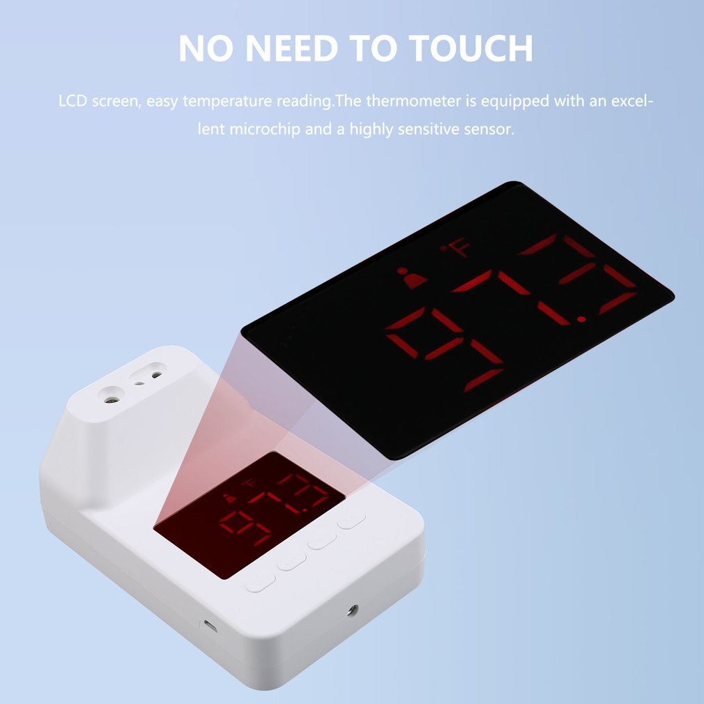 Wall Mounted Infrared Electronic Thermometer Es-t06 Non-contact Fast Precise Temperature Measurement