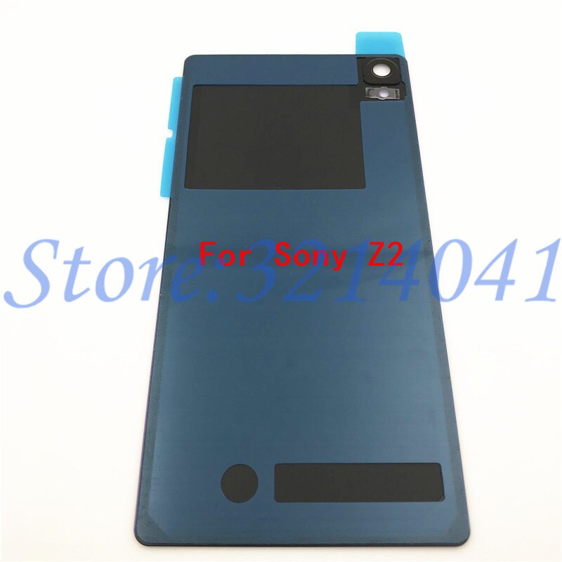 Oryginalna nowa tylna klapka tylna pokrywa baterii obudowa szkło wymiana pokrywy skrzynka dla Sony Xperia Z L36H Z1 Z2 Z3 pokrywa baterii + Logo