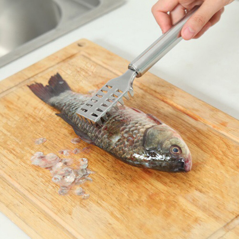 Cooking Tools Fish Cleaning Knife Skinner Fish Skin Scraper Stainless Steel Fish Scales Fishing Cleaning Remover Kitchen Gadget