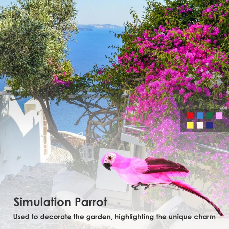 Foam Veer Kunstmatige Papegaai Imitatie Vogel Model Simulatie Dier Vogel Tuin Decoratie Diy Party Thuis Ornament