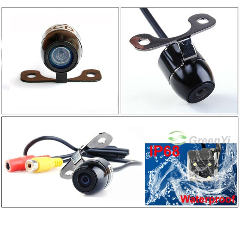 Greenyi waterdichte achteruitrijcamera voor auto's met 480 tv rijen beugelmontage