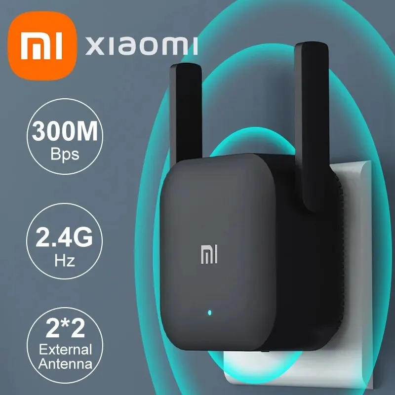 Nowy oryginalny wzmacniacz Xiaomi Wifi Pro 300M 2.4G Repeater sieciowy Expander Extender zakres Roteader Mi bezprzewodowy Router wi-fi