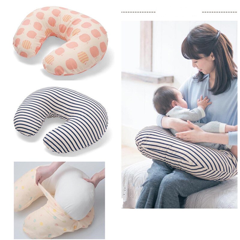 Multifonctionnel bébé oreillers maternité bébé en forme de U allaitement oreiller infantile coton alimentation taille coussin bébé soins oreillers