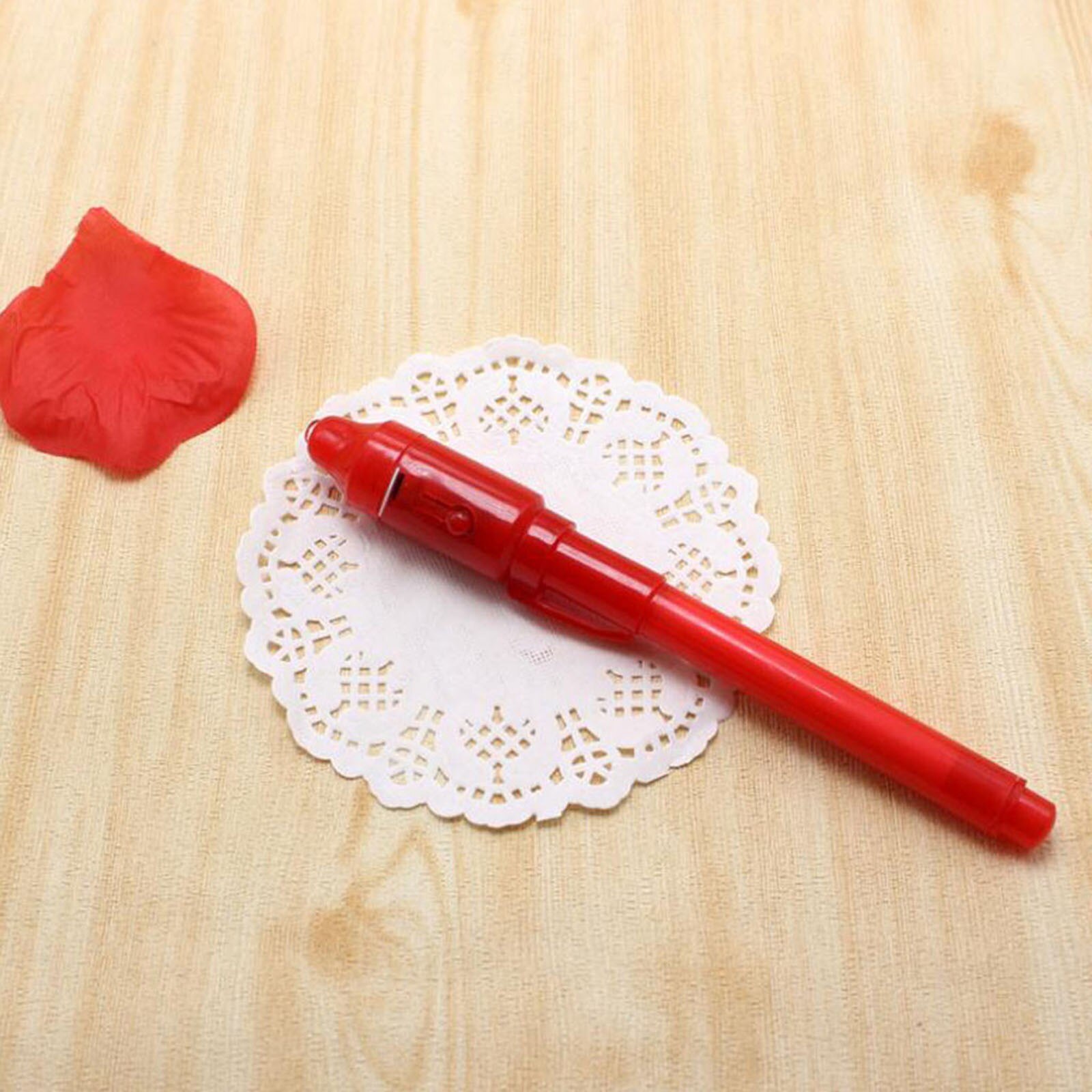 Set Van 14 Onzichtbare Pen Maker Kids Kleine Bericht Pen Met Ingebouwde Light 20Ml School Kantoorbenodigdheden party Gunsten @ 40