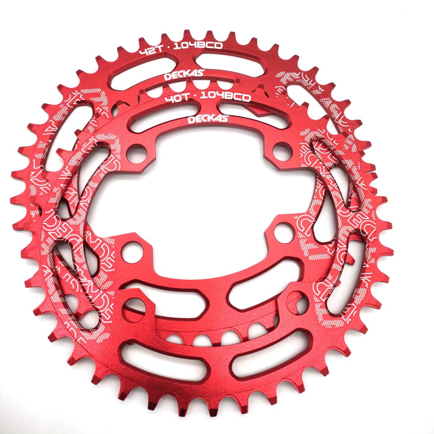 Deckas Ovale 104BCD 40/42/44/46/48/50/52T Mountain Fiets Kettingwiel mtb Bike Voor 8-12 Speed Crankstel Aluminium Kettingblad