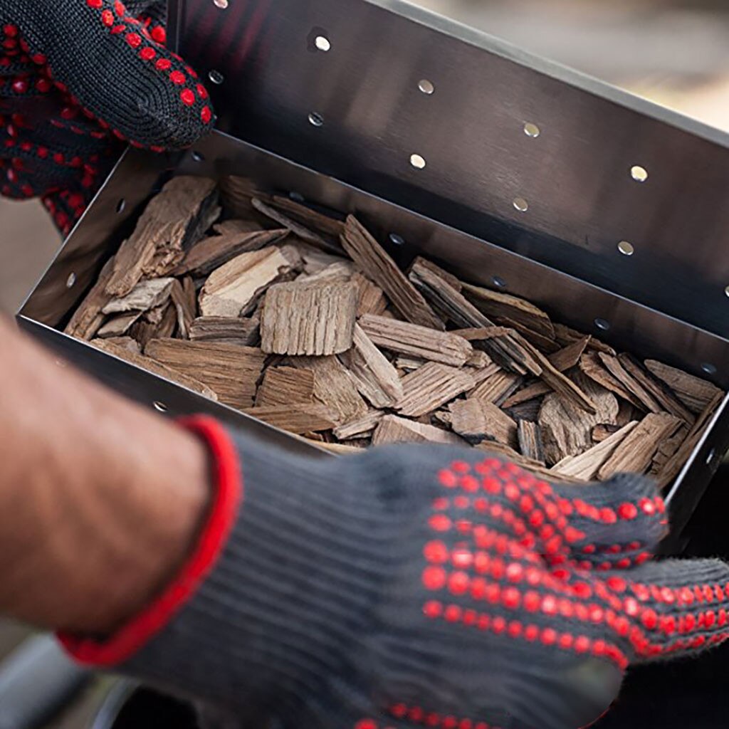 BBQ Accessories Outdoor Products Stainless Steel Smoker Cold Smoke BOX Barbecue Stainless Steel Smoke Box Barbecue Grill Smoking