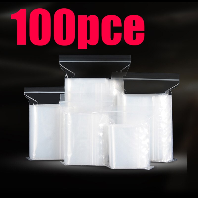 Plastikowa torba, szczelnie zamykana torebka, opakowanie strunowe, pe małe przezroczyste zagęszczane torby, plastikowa żywność zaplombowana konserwacja, worek robić pakowania, duża