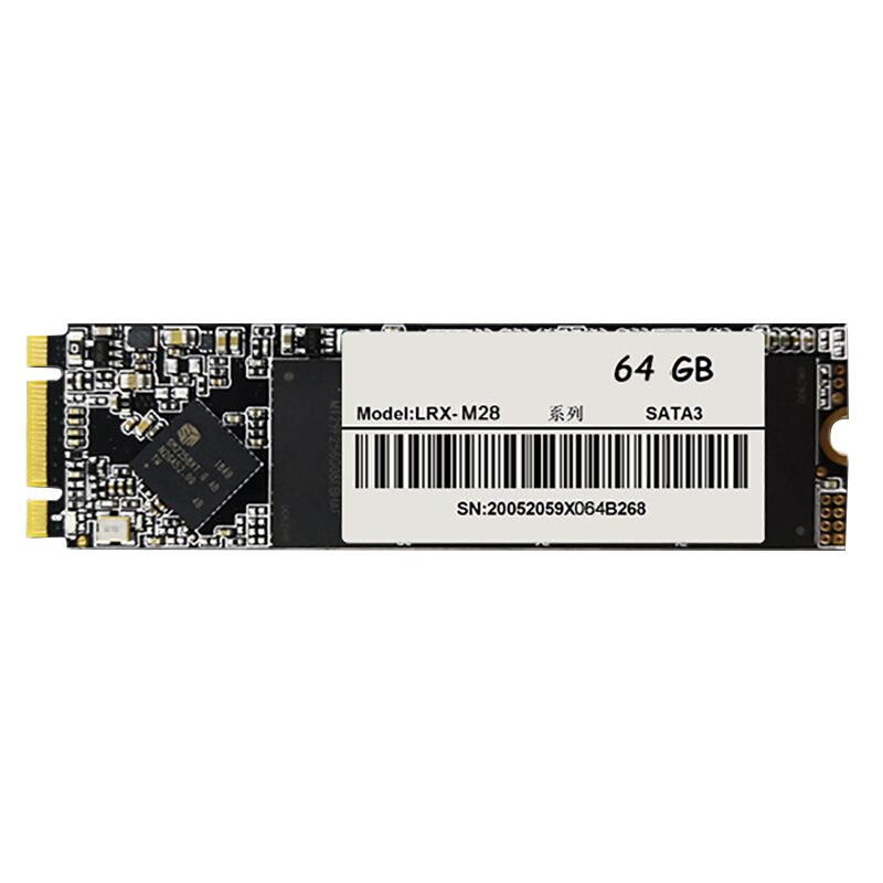 64GB NGFF M.2 SSD 2280 SATA3 Interface Solid State Hard Drive, Suitable for Desktop/Laptop Universal Hard Drive