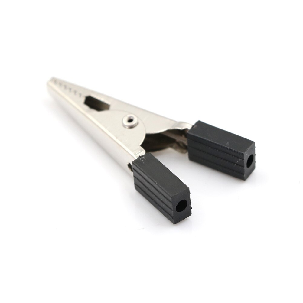 5 stks Diy Meetsnoeren Draad JumperClips Elektrische Willekeurige Kleur 52mm Plastic Handvat Test Sonde Metalen Alligator