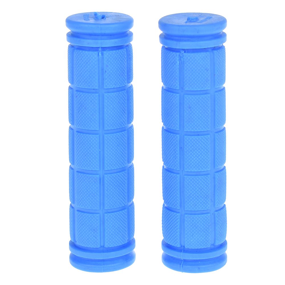 1 paar mtb racefiets stuurhoezen, handgrepen, zachte rubberen antislip handgreep, lock bar, fietsaccessoires: Donkerblauw