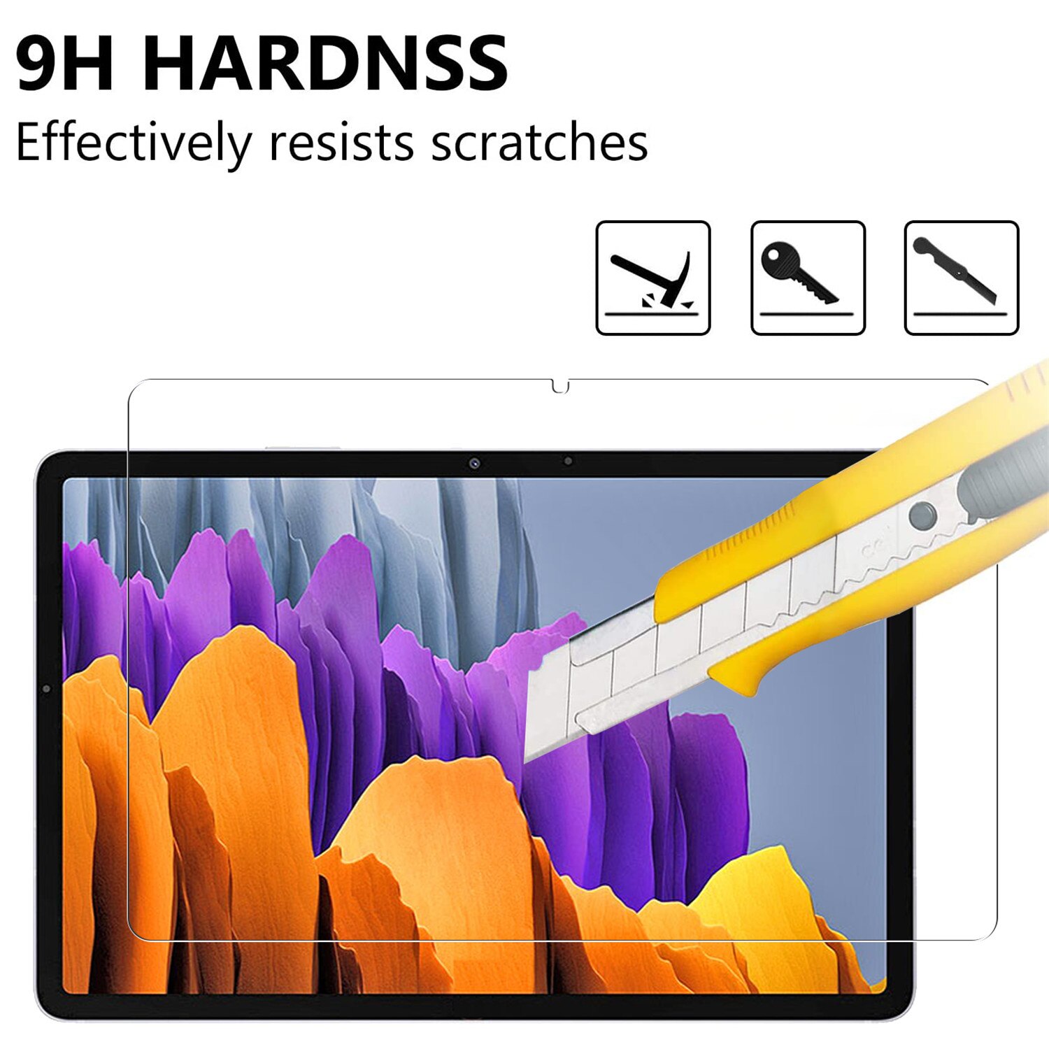 Voor Samsung Galaxy Tab S7 Screen Protector, tablet Beschermende Film Gehard Glas Voor Galaxy Tab S7 SM-T875 T870 (11 Inch)