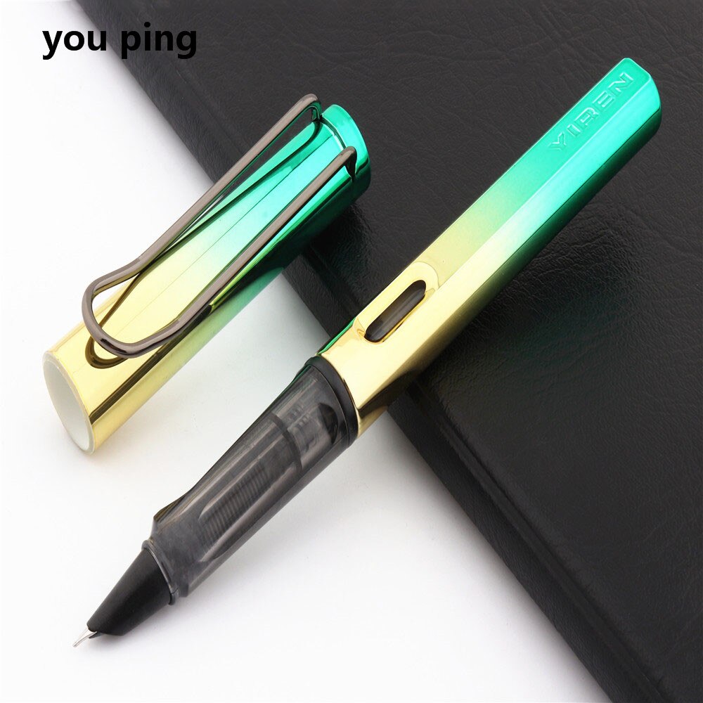 Pluma estilográfica de , suministros de papelería escolar para estudiantes, 410 colores brillantes, para oficina, novedad