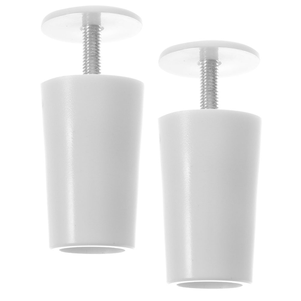 2 Stuks Witte Blind Stoppers Gordijnen Begrenzers Sluiter Reparatie Onderdelen Rolgordijnen Accessoires Venster Shades Fittings Plastic
