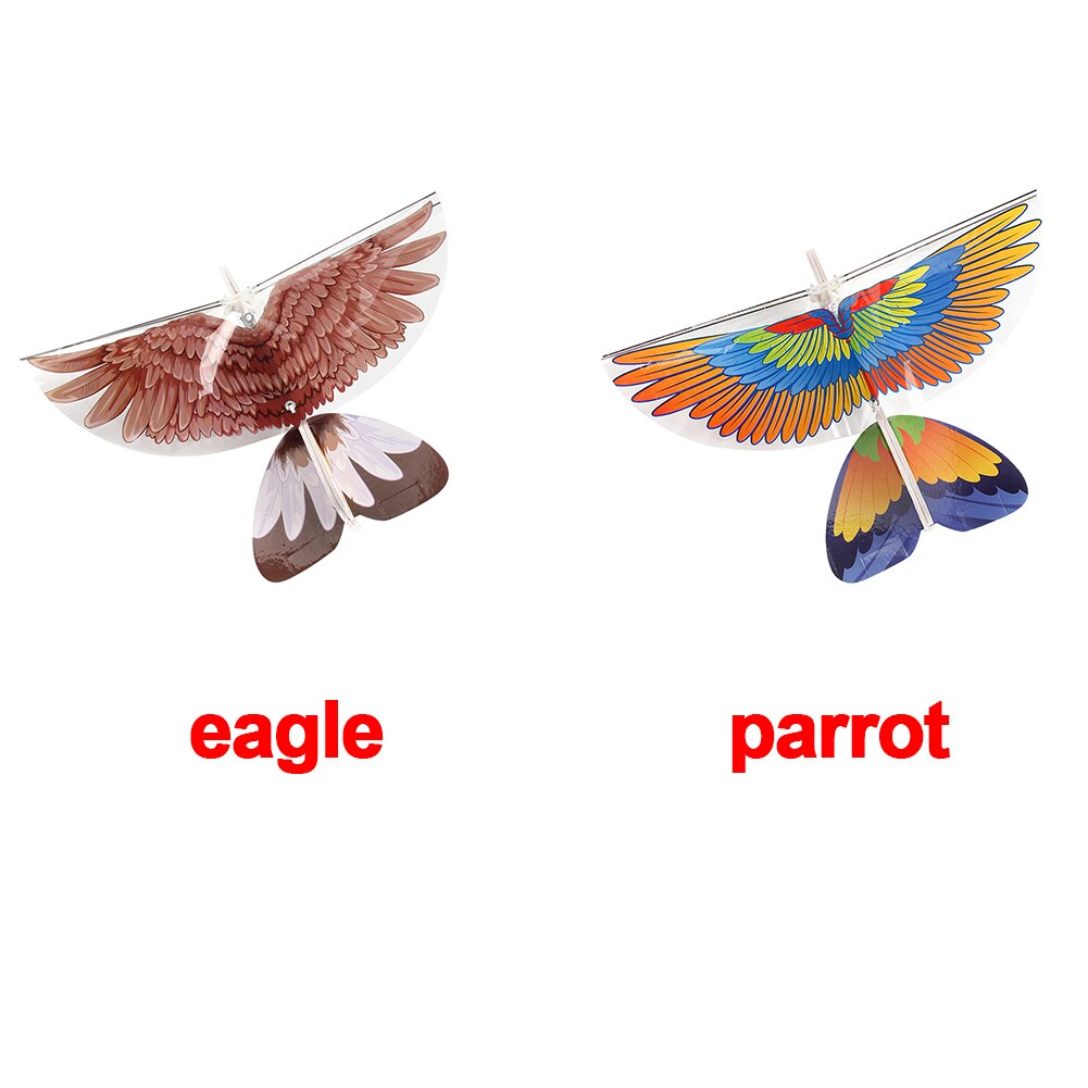 Remote Control Toy Electric Paper Airplane Model DIY Remote Control Paper Flying Bird Parrot Shape Baby Funny Toys 1