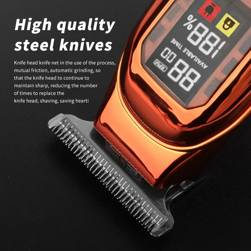 Hair Beard Trimmer for Men T Liners Clippers Mens Cordless Barber Clippers Zero Gapped Grooming Hair Cutting Kit