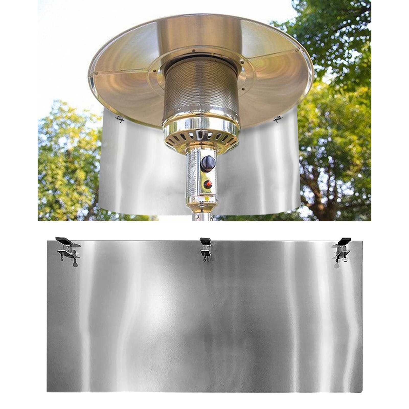 Outdoor Patio Heater for Patio Propane and Natural Gas Courtyard Heater