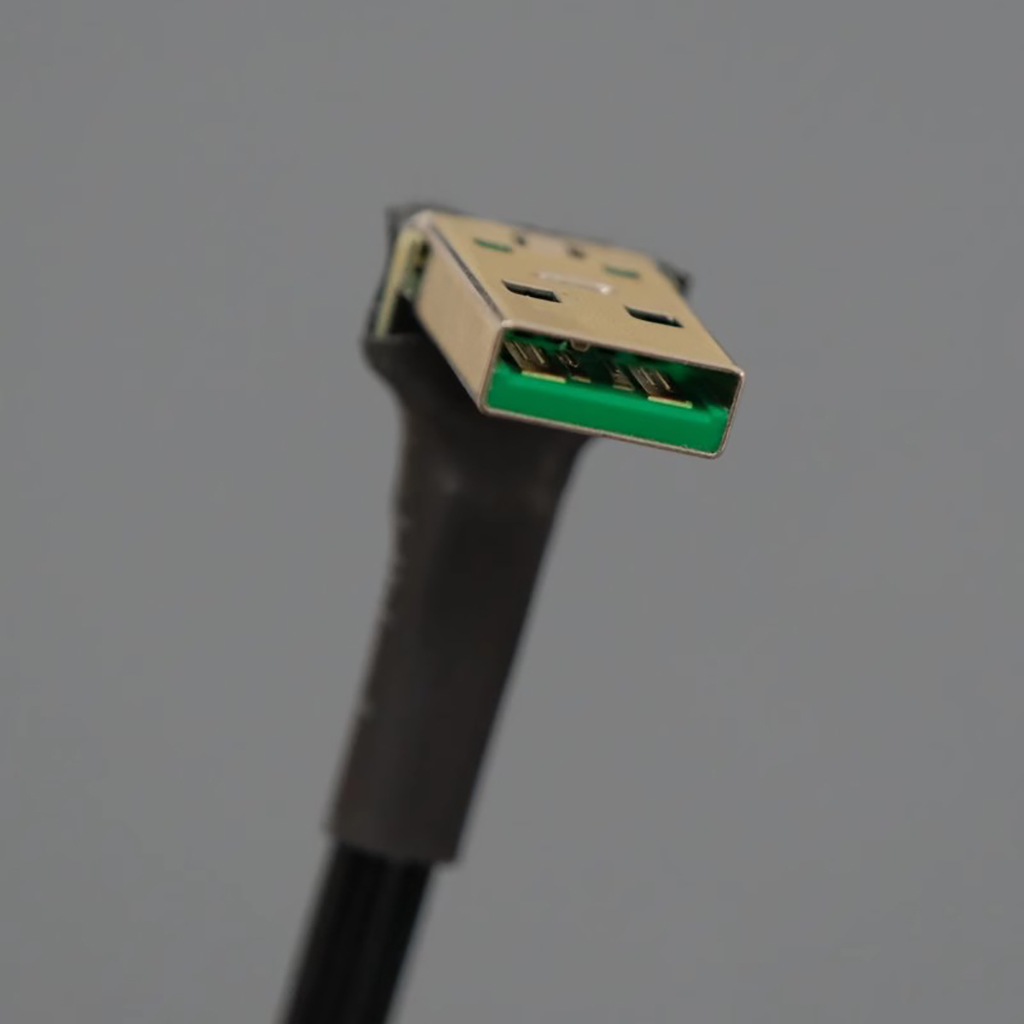 Usb 2.0 typ a till typ a förlängningskabel hane hona usb 2.0 förlängare typ-c anslutningssladd 90 ° vinklad strömförsörjningskabel datakabel