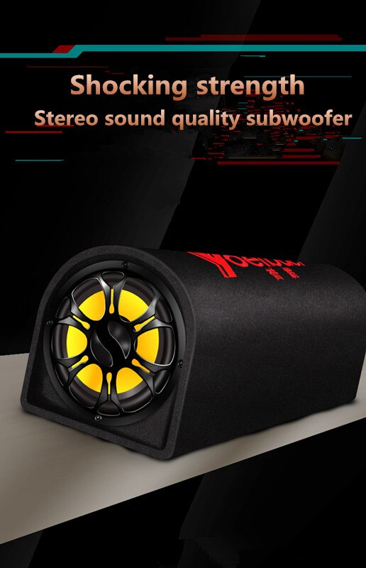 60W Super Grote Bluetooth Speaker Auto Speaker Subwoofer Bluetooth Sound Boom Box Krachtige Kolom Music Center Twee 3 Inch speaker