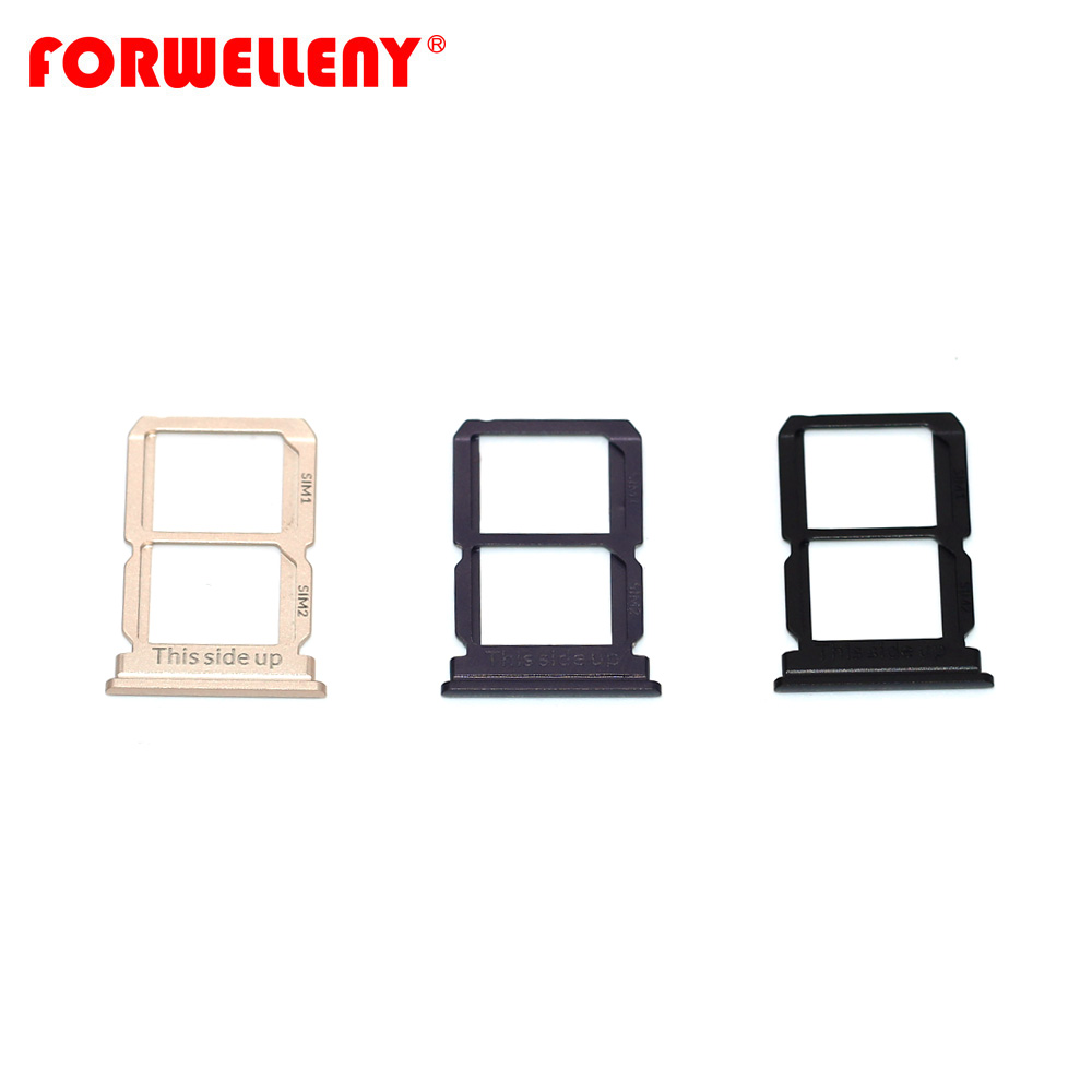 For Oneplus 5 / 5T A5000 A5010 Micro Sim Card Holder Slot Tray Replacement Adapters black gray gold