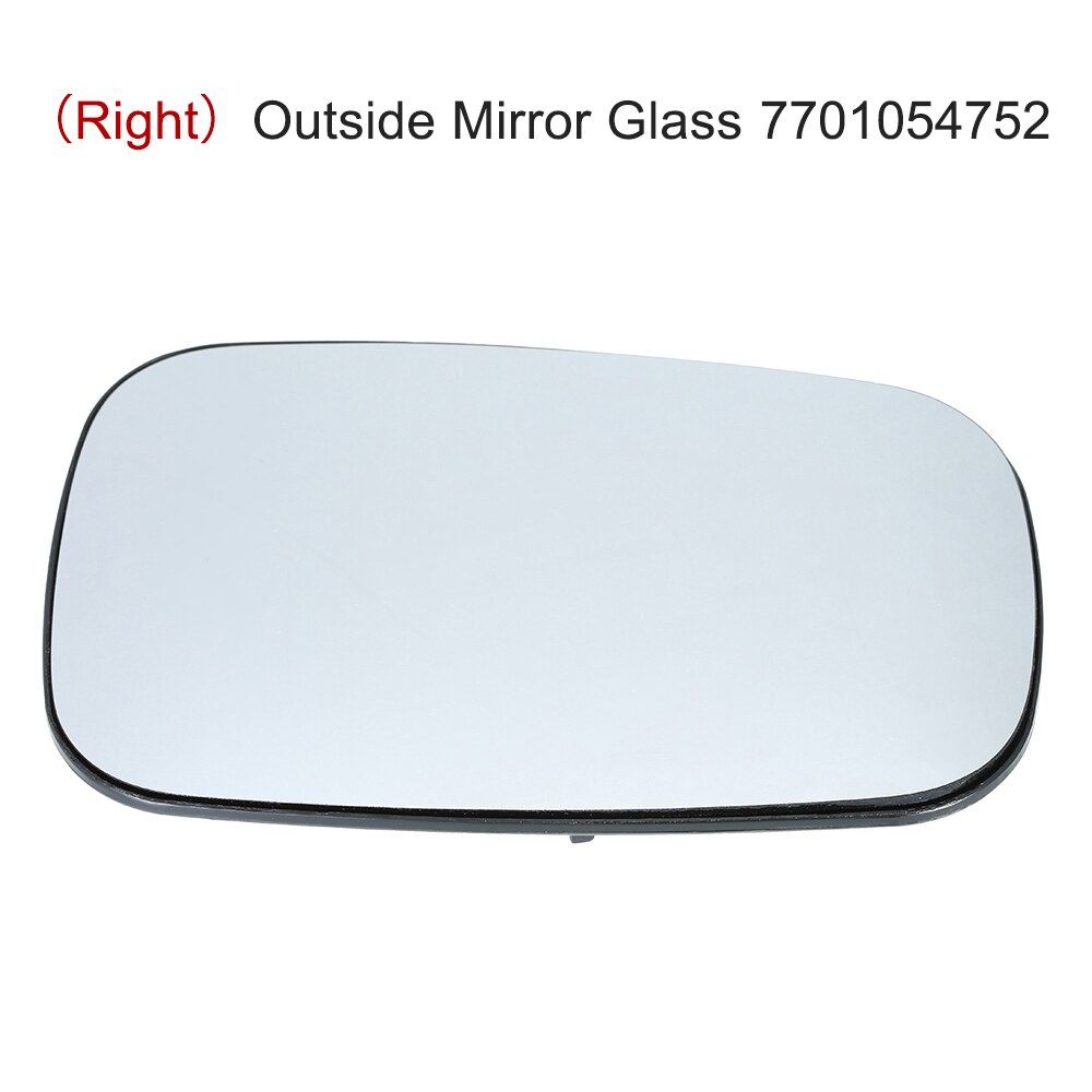 Cristal de espejo exterior izquierdo para Renault: MEGANE II 2,LAGUNA II 2,Clio III 3 negro espejo retrovisor cristal accesorios de coche