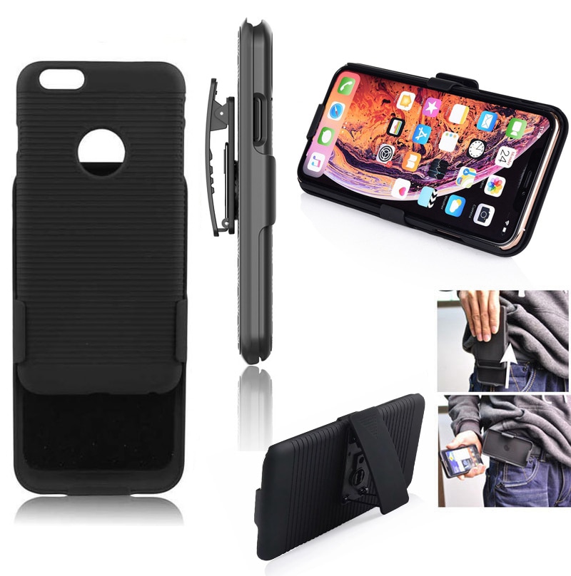 Funda para correr con Clip para cinturón, funda para hombre, funda para iPhone XS MAX XR 8 Plus 7 6 Plus 5 5s 11 PRO MAX Samsung S7 S8 Note8