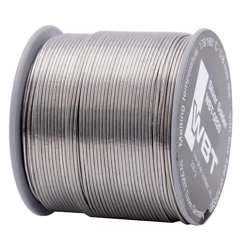 Original Germany WBT-0820 Silver Solder Wire WBT 0820 0.8mm 4% Ag Silver Solder Good